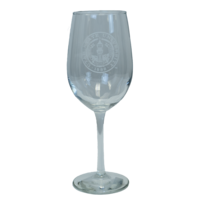 Wine Glass Etched Seal